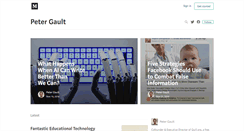 Desktop Screenshot of petergault.com