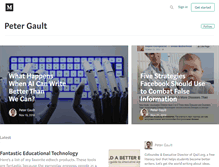 Tablet Screenshot of petergault.com